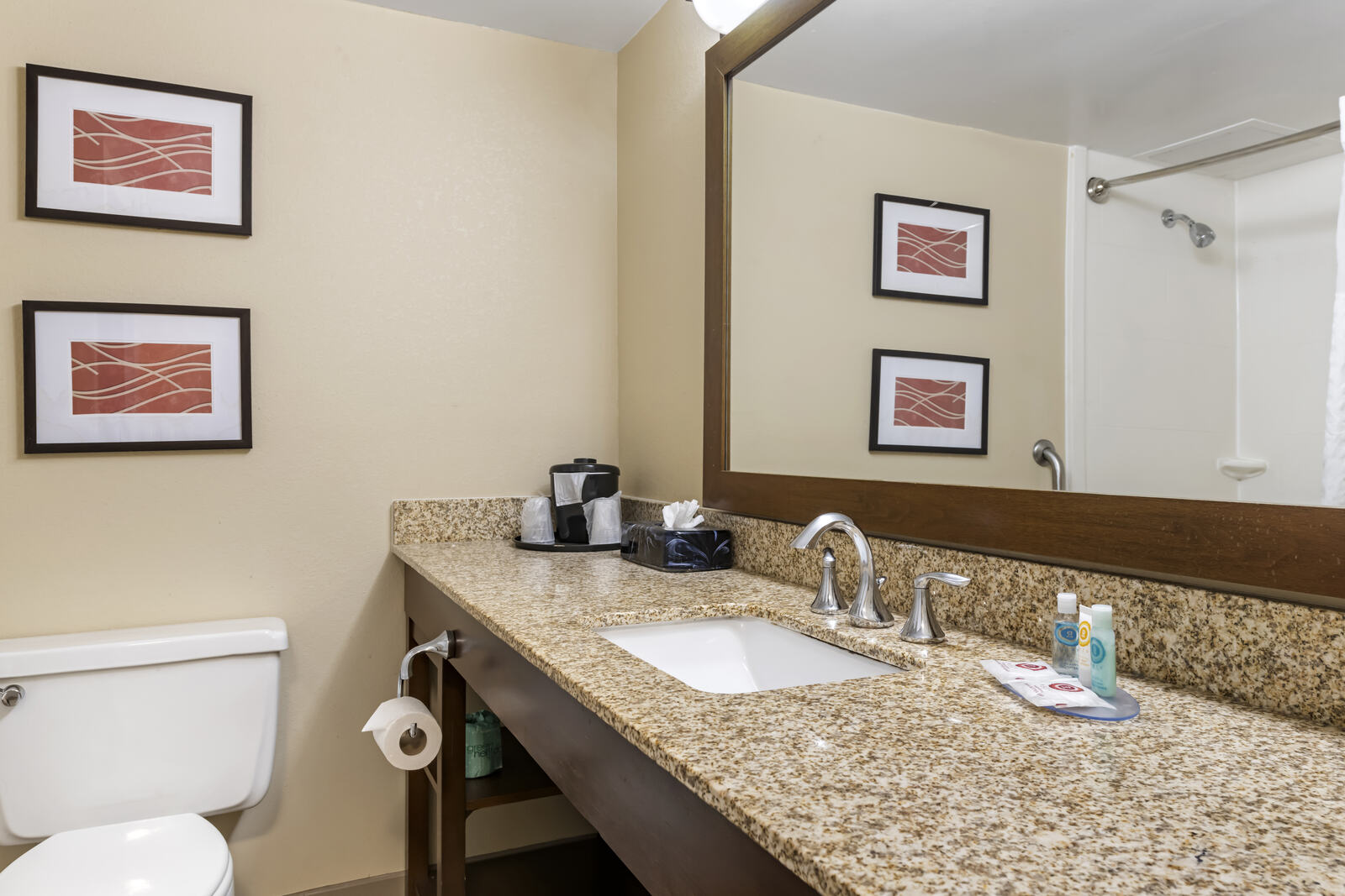 Two double bed guest room